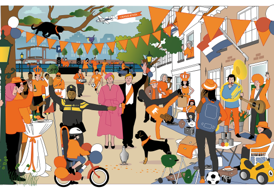 Praatplaat Koningsdag