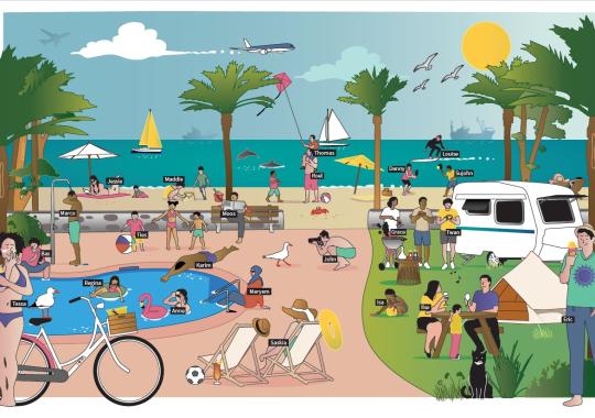 Praatplaat Zomer