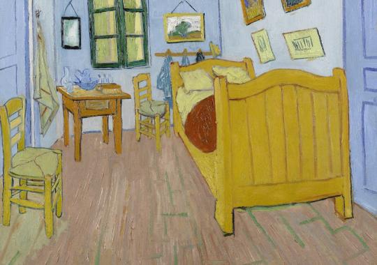 De slaapkamer van Vincent van Gogh